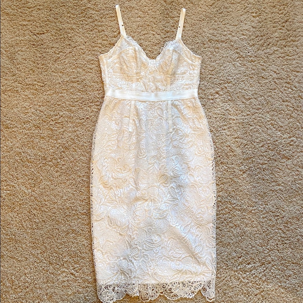 Stunning white lace dress!